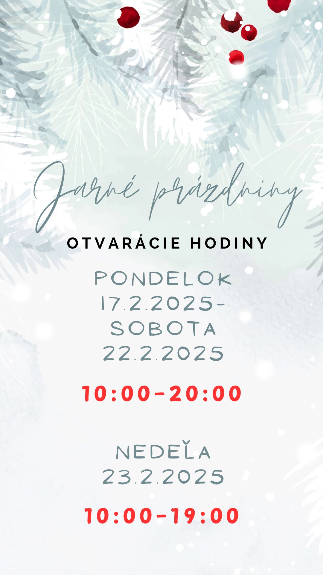 Jarné prázdniny