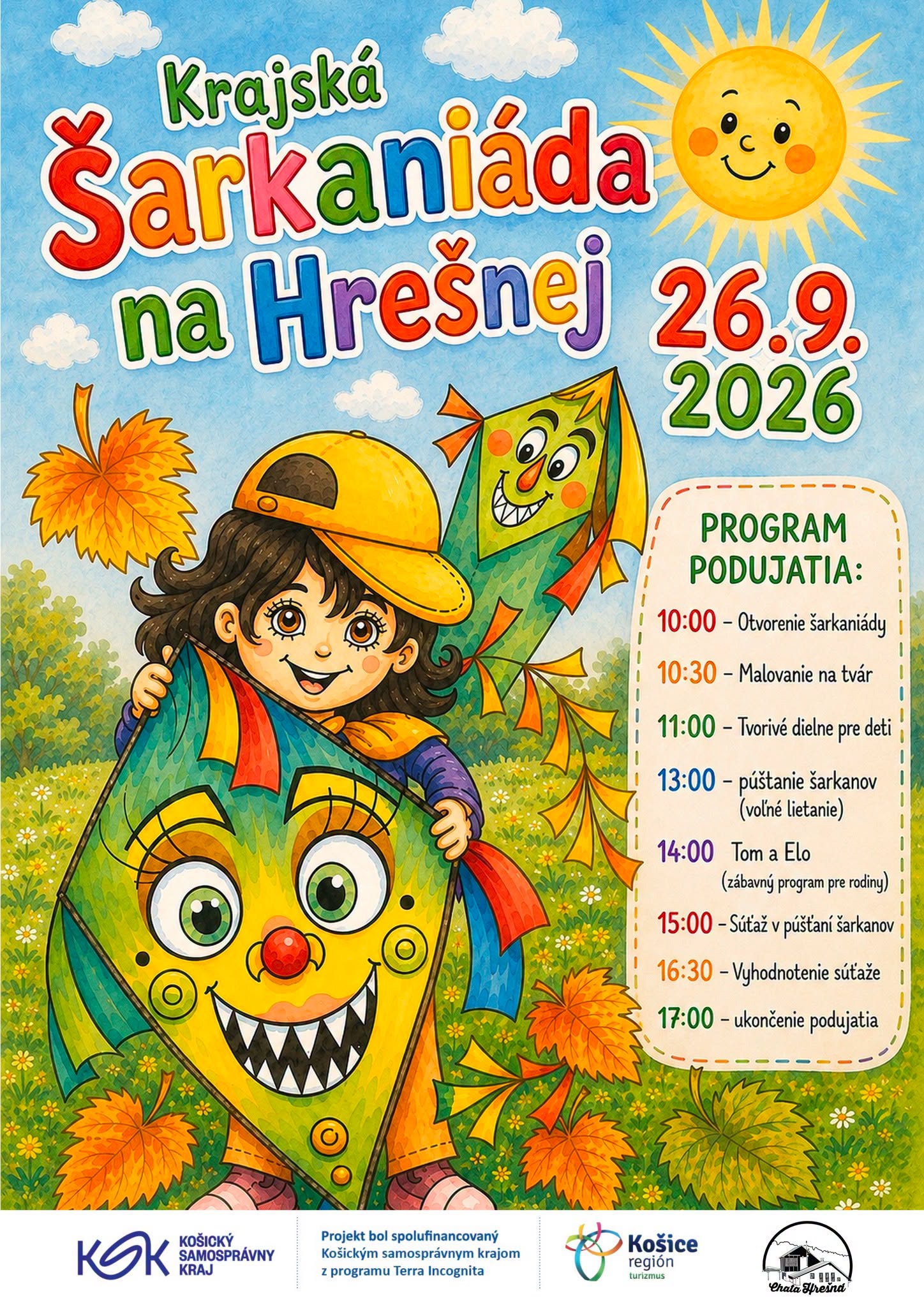 Krajská šarkaniáda na Hrešnej